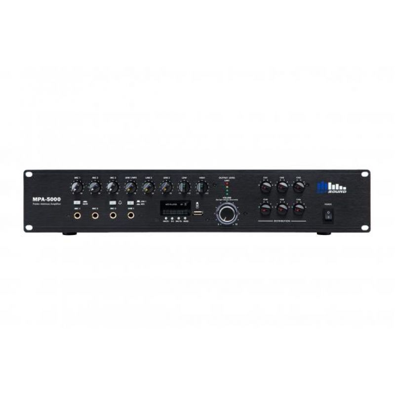 Трансляційний підсилювач потужності SKY SOUND MPA-5000 (6-ZONE)